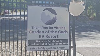 Garden Of The Gods RV Resort rvlife coloradosprings manitousprings [upl. by Necyla]