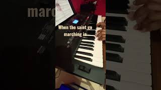 quotWhen the saints go marching Inquot Piano learning Day 5 piano pianomusic shorts shortfeeds piano [upl. by Kippar576]