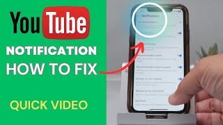 Notification on YouTube not working Quick Fix [upl. by Alimak]