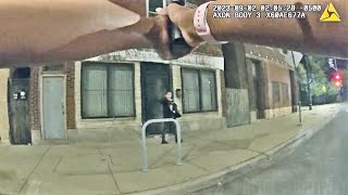 Chicago Police Fire Shots at Female Suspect Who Pointed a Gun at Them [upl. by Haroppiz]