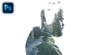 How To Create An Double Exposure Effect in Photoshop CC [upl. by Waddle]