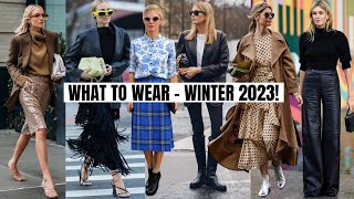 10 Winter Fashion Trends to Wear NOW [upl. by Barfuss]