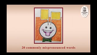 20 commonly mispronounced words [upl. by Kerin765]