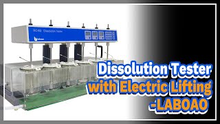 Dissolution Tester with Electric Lifting  LABOAO [upl. by Belac]