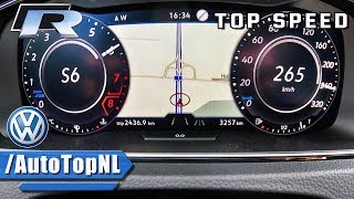 2018 VW Golf R 310HP ACCELERATION amp TOP SPEED 0265kmh by AutoTopNL [upl. by Durkee]