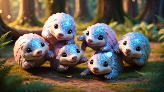 Six Little Pangolins  NanaNookOfficial Nursery Rhymes amp Kids Songs [upl. by Nitsruk]