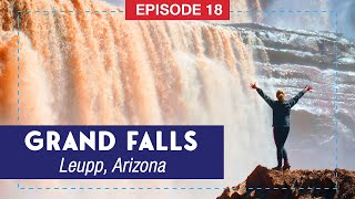 Grand Falls  Leupp Arizona  TALLER than Niagara Falls [upl. by Seuguh]