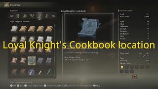 ELDEN RING dlc  Loyal Knights Cookbook location [upl. by Kathryne]