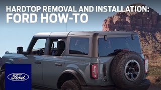 Ford Bronco™ Hardtop Removal and Installation  Ford HowTo  Ford [upl. by Gunilla]