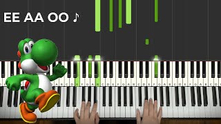 Yoshis Tale Theme Piano Tutorial Lesson [upl. by Alegnave]