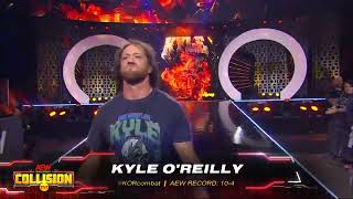 Kyle OReilly Entrance AEW Collision 03302024 [upl. by Midis648]