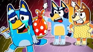 Bluey Left Home  What Happened  Very Sad Story  Bluey Paper Stories [upl. by Hareehahs356]