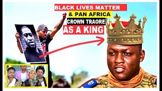 IBRAHIM TRAORE CROWNED AS THE NEW AFRICAN KING BY TEAMS FROM Black Lives Matter amp PanAfrican Movemt [upl. by Cirederf]