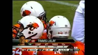 CFL 2012 HAMILTON TIGER CATS AT BCLIONS [upl. by Warrin]