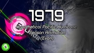 1979 Hypothetical Pacific Hurricane Season Animation Evan [upl. by Naedan]