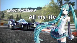 【GT6BGM耳コピ】All my life【初音ミクV3】 [upl. by Ellezaj823]