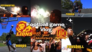 I Went To My Old High School Football Game 100 year Anniversary  Vlog [upl. by Ahseek]