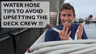 DONT UPSET YOUR SUPERYACHT DECK CREW  How To Store A Water Hose The Right Way [upl. by Anasiul]