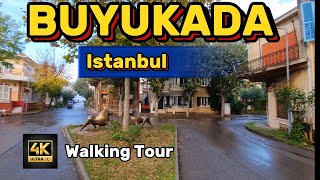 Discovering Istanbul Princes’ Islands Büyükada 4K Walking Tour [upl. by Bertolde]