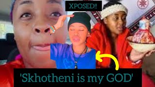 Gogo Skhotheni s delusional thwasana who is under her SPELL praises amp calls her God VIDEO [upl. by Enirahtac157]