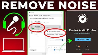 How to Remove Background Noise From Microphone on Windows 10 amp 11 [upl. by Ilarrold]