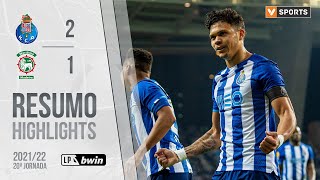 Highlights  Resumo FC Porto 21 Marítimo Liga 2122 20 [upl. by Hummel]