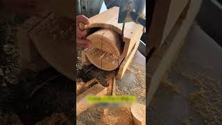 Manufacturing process for wooden mortise and tenon stud construction [upl. by Gefell]