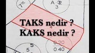 KAKS TAKS EMSAL TOPLAM Ä°NÅAAT ALANI NEDÄ°R  NASIL HESAPLANIR [upl. by Kippie]