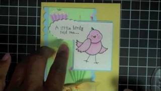 A little birdy told me using HoneyPOP paper [upl. by Groveman]