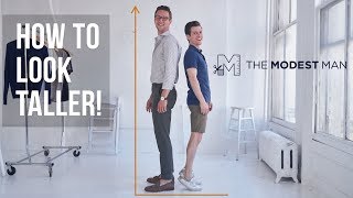 How to Look Taller with The Modest Man  Style Tips for Short Guys  Interview 1 [upl. by Ydoj]