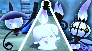 【Pokemon Camp】Litwick・Lampent・Chandelure＆ShinyCute [upl. by Kailey]