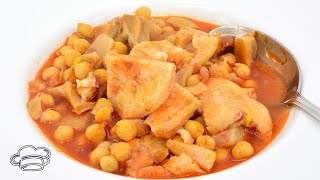 Receta de callos con garbanzos cocina española [upl. by Oilejor]