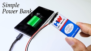 How To Make Power Bank Using Battery at Home  Very Simple DIY [upl. by Nnahteb]