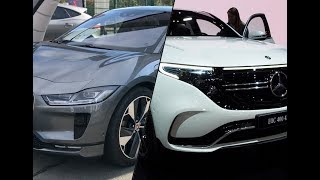 Jaguar I Pace vs Mercedes Benz EQC [upl. by Thordia]