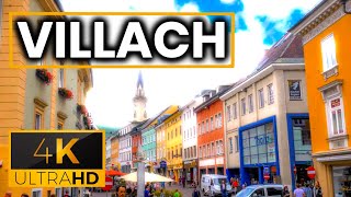 VILLACH 🇦🇹  Walking Tour  4K60fps [upl. by Neilla]