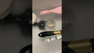 How I wash my hair brushes 🎀🎀 hairbrushwashing asmr satisfying cleaning healthyhairtips [upl. by Chow834]