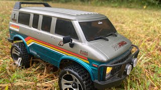 HobbyPlus CR18P EVO cruising the woods with the pimped out “Rock Van” [upl. by Sivrup]