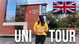 MIDDLESEX UNIVERSITY TOUR STUDENT IN LONDON Malaylam Vlog [upl. by Aenit203]