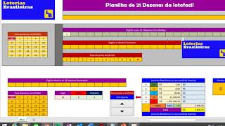 LOTOFÁCIL PLANILHA ERRE 4 DEZENAS E FAÇA 14 PONTOS PLANILHA GRÁTIS [upl. by Nivalc]