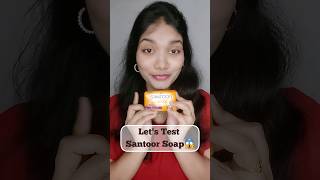 Testing Santoor Soap PH Level 😳 Shocking Result 😱 shorts boombeauty explore testing soap [upl. by Tnomad]