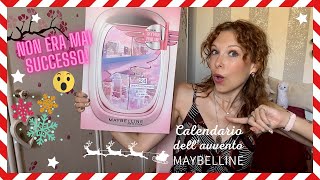 CALENDARIO AVVENTO MAYBELLINE 2024 con sorpresa inaspettata 🎁 [upl. by Nednarb677]