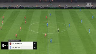 Al Riyadh vs AlHilal 14092024 Saudi Pro League EA FC 24 [upl. by Nacul227]