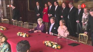 Abdicatie Koningin  Prinses Beatrix 30 april 2013 [upl. by Ahter]