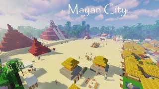 Mayan Minecraft City Build Tikal Inspired minecraft [upl. by Assille]