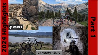 The Best of 2024 Part 1 with MinerBiker  Mountain Biking Adventures [upl. by Junko]