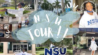 NSU Campus Tour 2021  Nova Southeastern University [upl. by Efioa]