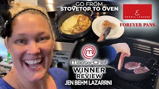 MasterChef Winner Jen BehmLazarrni LOVES her Forever Pans  Cookware Review [upl. by Ross727]