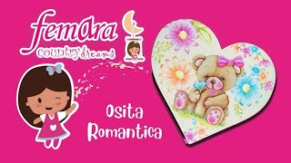 Osita Romantica pinturadecorativa [upl. by Audra]