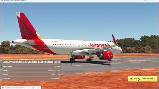 MSFS 2020 Decolagem Avianca Colombia em Brasília [upl. by Jaquiss78]