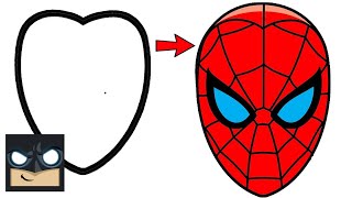 how to draw spiderman step by step  spiderman drawing tutorial  How To Draw spider from Love [upl. by Marcellina]